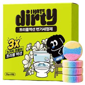쫀쫀거품물때제거 아이헤이트더티 트리플액션 변기세정제