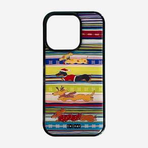 트위너 WINTER EDITION Dachshund phone case (에폭시 / 맥세이프 글라스 케이스)