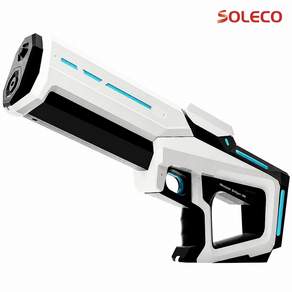 SOLECO [2026년 신제품] 대용량 전동 물총 자동흡수 배터리 2개 수경 세트 워터밤 워터건 / 여름 물놀이 장난감