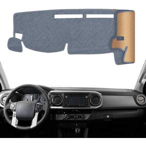 KEYOOG 대시보드 커버 Dash Mat Fit for Toyota Tacoma 2015-2005 HUD 모델 제외 Car Board Anti-Glare Carpet