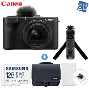 캐논 정품 파워샷 PowerShot V1 +128GB+아이리버 슈팅그립+가방+포켓융 / 브이로그 카메라 /ED
