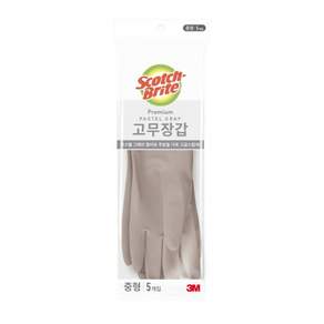 스카치브라이트 프리미엄 고무장갑 5개입