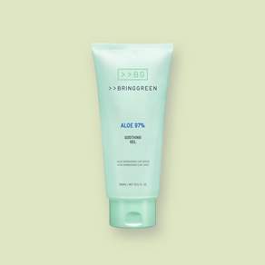 브링그린 알로에99% 수딩젤 더블기획(300ml+300ml) 제주산알로에함유 수분공급 진정젤