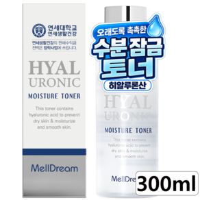 멜드림 히알루로닉 히알루론산 모이스처 속건조 보습 탄력 무알콜 스킨 토너