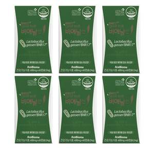 비에날씬 다이어트 유산균 6박스(400mg*60캡슐*6박스/24주분)