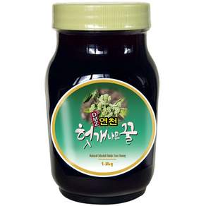 경기 연천 DMZ 민통선 자연산 헛개나무꿀 1.2kg/ 2.4kg (간 알콜 해독에 도움됩니다), 1개, 1.2kg