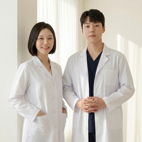 사계절 남녀공용 프리미엄 의사가운