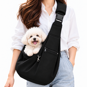 곰딱지 사계절 데일리 강아지 고양이 이동가방 슬링백 소형견 캐리어