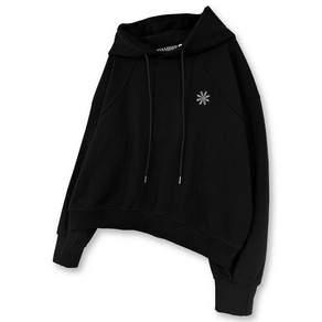 다미쉬 Dasiy Embroider Symbol Logo Hoodie_Black