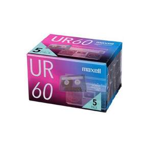 맥셀 녹음용 카세트 테이프 60분 5권 UR 시리즈 UR-60N 5P