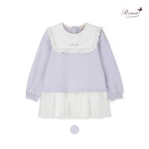 페리미츠 여아용 레이스 롱티셔츠 P2511T192