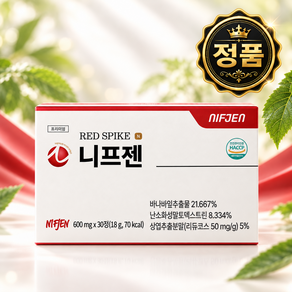 니프젠 스파이크 프리미엄 600mg x 30정