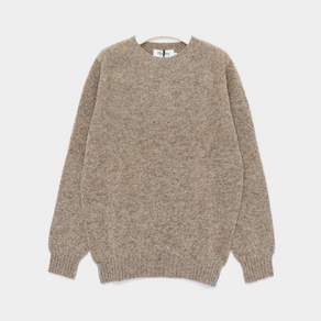 할리오브스코틀랜드 26FW 쉐기독 클래식 울 남성 니트 M3834 7 SHAGGY PEBBLE