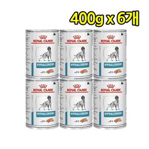 [로얄캐닌] 독 하이포알러제닉 캔 2.6kg (400g*6)