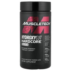머슬테크 하이드록시컷 하드코어 엘리트 110캡슐 MuscleTech Hydroxycut Hardcore Elite