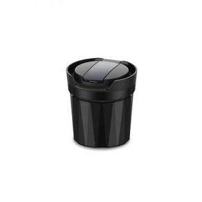대부분의 자동차 컵 홀더블랙를 위한 뚜껑이 있는 파란색 LED 조명과 탈착식 라이터 USB 충전 기능이 있는 자동차 재떨이 탈착식 세라믹블랙