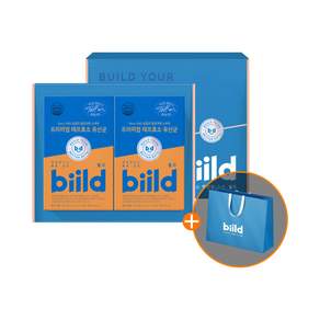 biild 빌드 프리미엄 테프효소 유산균 2입세트+쇼핑백