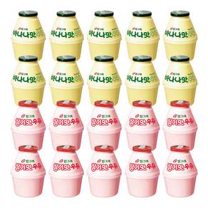 (무료배송) 빙그레 바나나맛우유 240ml + 딸기맛우유 240ml