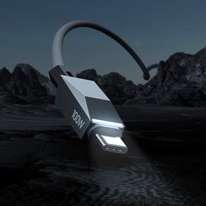 TEMAI 테슬라 모델3 모델Y 모델YL 전용 USB-C Type-C 차량용 스프링 충전 케이블 ㄱ자 코일 데이터 케이블