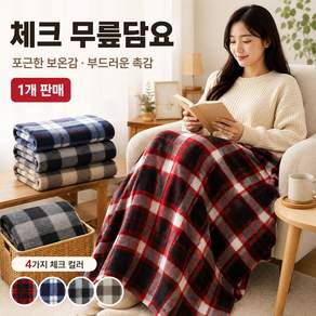 휴대용 폴라폴리스 미니 사무실 차량용 기내 학생 얇은 무릎 담요 택1