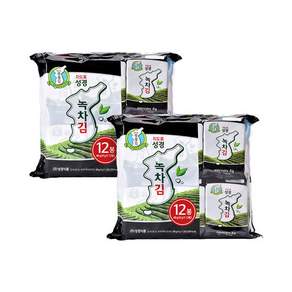 지도표 성경 녹차 도시락김 (4g*12입)