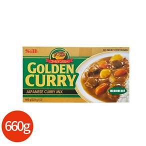 에스비 골든카레 약간 매운맛 220g x 3개