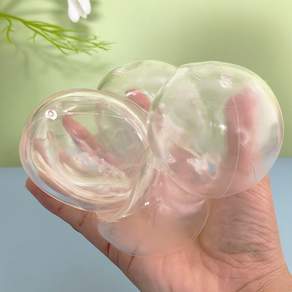 하하홈파티 왁뿌볼 만들기 말랑이 재료 고무공 고무볼 6cm 마개포함