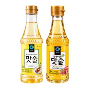 [큐리홈] 청정원 맛술 홈 6호(2종 생강매실맛술 1입+월계수잎맛술 1입)
