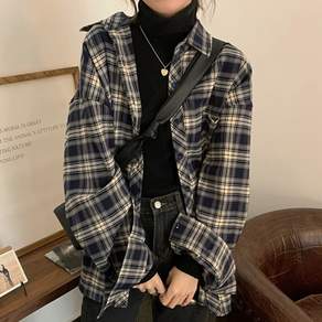 바이누아 빈티지체크 셔츠