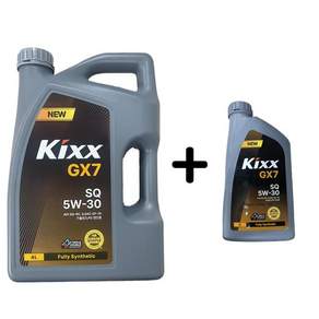 KIXX GX7 5W30 SQ 4L 1개 +1L 가솔린 엔진오일