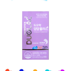 듀오락 얌얌 플러스 키즈 아기 프로바이오틱스 유산균 어린이 락토바실러스플란타럼 비피도박테리움 비피덤 비피더스균 신바이오틱스 장까지가는 약국 초등 학생 3살 5살 유산균