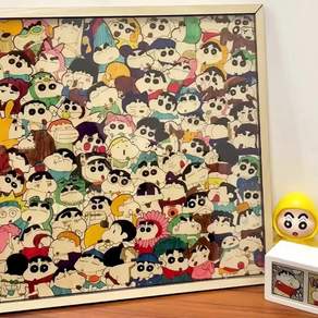 멍냥코코 캐릭터 DIY 컬러링 우드 퍼즐 액자형 색칠 퍼즐+12색마카포함