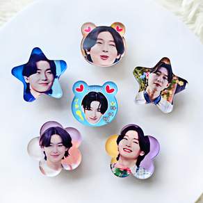 김용빈 굿즈 미니 침핀 옷핀 뱃지 연예인 굿즈 제작 모음