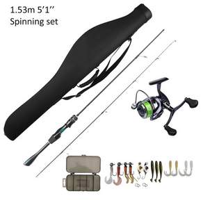 FISHINGFANS 오르카 5피트 5.6피트 6피트 UL 솔리드 팁 초경량 강력 1~5g 민감한 반응 크랩피 강 담수용 탄소 섬유 재질 낚싯대