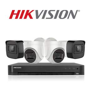 하이크비전 800만화소 4K CCTV 자가설치 실내 매장용 가정용 방범용 감시카메라 (기본구성 : 녹화기 1대+실내 1대+20M케이블+돔브라켓)