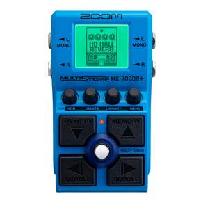ZOOM 줌 MS-70CDR+ 멀티 스톰프 페달 블루 블루 149종류의 공간계 이펙트
