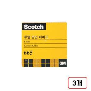 3M)투명양면테이프 리필(665/리필)