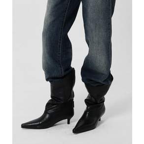 샌드릭 여성 Line.02 stiletto ankle 가을 겨울 데일리 앵클부츠 블랙