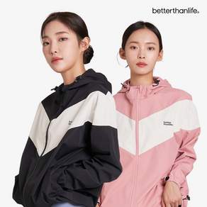 베러댄라이프 BETTER THAN LIFE 에센셜 V배색 땀복 후드 자켓 BDBSJK03