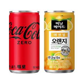 코카콜라 제로 190ml 30개+미닛메이드 175ml 30개