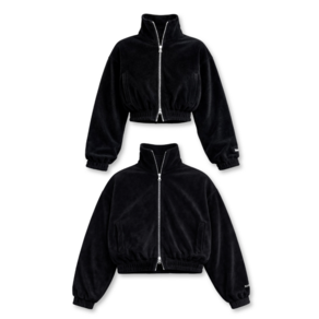 블랙크러쉬 [남여공용] Cozy Velour Zip-up / 딥블랙