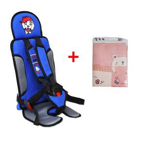 [몽구 EZ 카시트+앞치마 ] 휴대용 안전벨트 보조벨트 유치원 어린이집 아동 어린이 주니어 카시트 W2