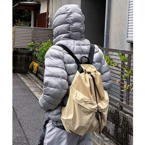 LOCKHEED MARTIN 록히드마틴 DRAW STRING MESH BACKPACK (BEIGE)