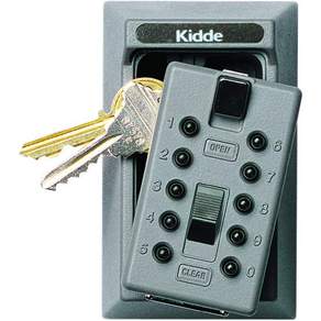 Kidde Access 0005 KeySafe 푸시 버튼 조합 영구 키 박스 5키 티타늄 그