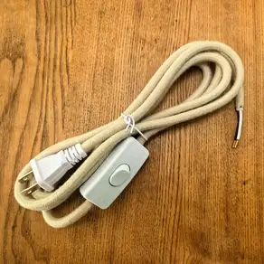 스위치 원단 편조 커버 전원 공급 장치 코드 익스텐션 와이어 케이블 AC 110-120V 미국 플러그 전원 코드