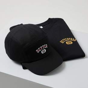 베러댄88 7112VB 인터라켄 캠프캡 밴타블랙 - BLACK