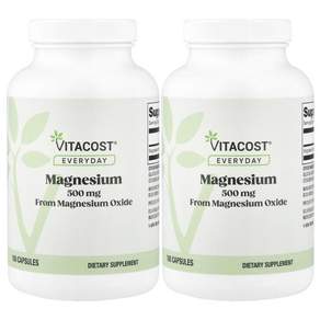 비타코스트 산화 마그네슘 500mg 180캡슐 2개