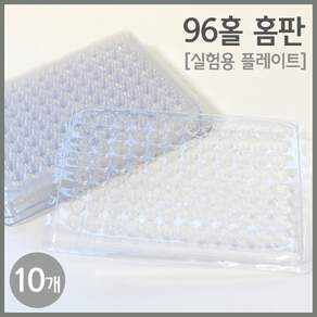 10P 96홀 실험용 플라스틱 홈판 플레이트 기초실험 기자재 방과후 실험도구 영양소 중등 실험실 약품 관찰