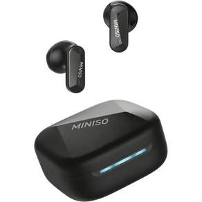 MINISO MS217 수면용 이어버드 노이즈 감소 기능이 있는 블루투스 6.0 헤드폰 탑재 미니 실시간 AI 번역 지원 165개 언어 옆으로 자는 사람을 위한 여행용 비즈니스