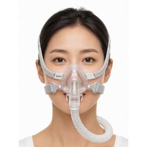 유웰 웰큐브 YN-03 (M) 양압기 마스크 오픈뷰 비강형 CPAP 수면무호흡 실리콘쿠션 의료기기 식약처허가